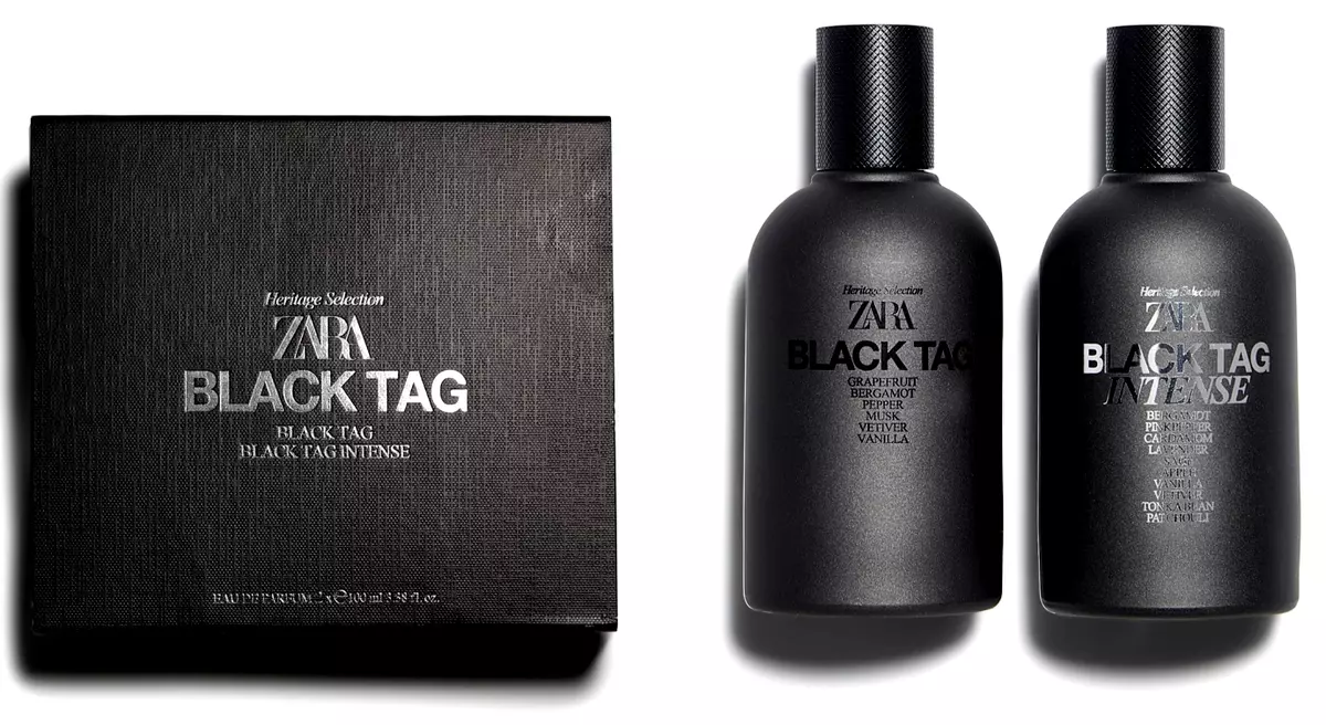Zara Black Tag Black Tag Intense Duo Set 2 x 100 ml 3.38 oz Eau De Parfum Mens