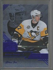 2016-17 UD Flair Fleer Showcase SIDNEY CROSBY Blue Ice 61/99 Row 1 Seat 1