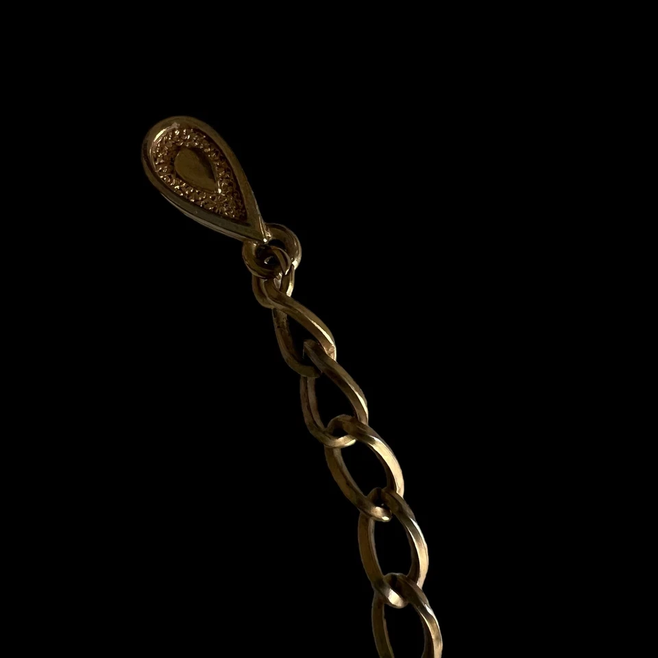 Gargantilla con cuentas de 15" espaciador tono lucite y dorado blanco extensor de cadena de 3" Foto 3 de 4