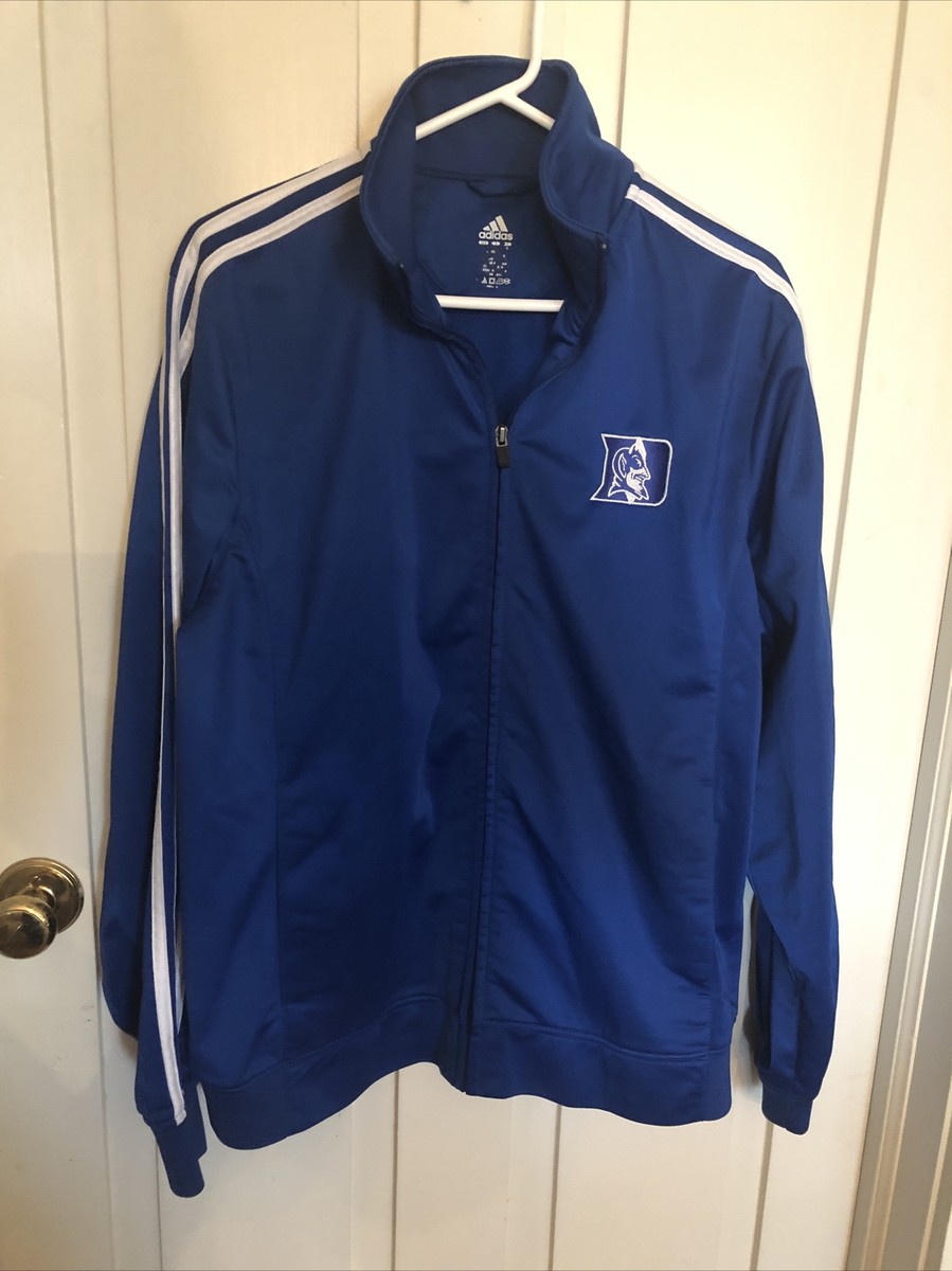 DUKE BASKETBALL ジャケット　adidas L Adidas Duke Devils Full Zip Track Jacket Small Blue | eBay