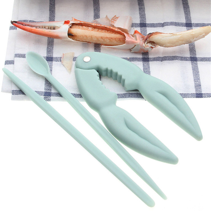 8Pcs/set Lobster Crab Nut Cracker Shell Opener Spoon Needle Seafood Eating Tools eBay