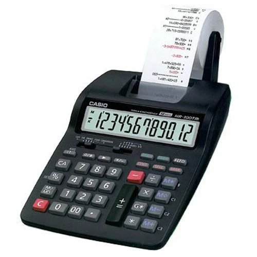 NEW Casio HR-100RC Handheld Printing Calculator 12 Digits 2 color - Image 3 of 3