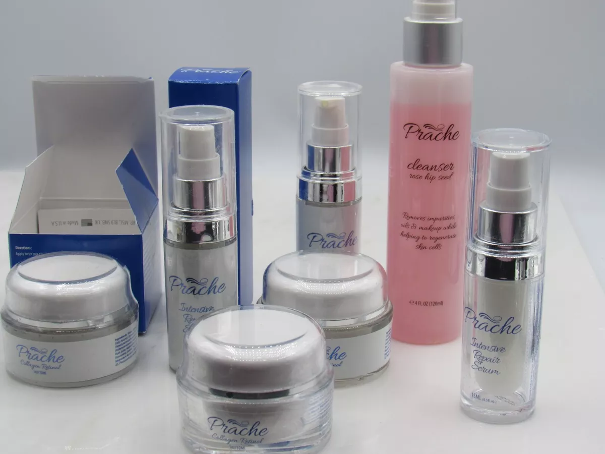 PRACHE 1 CLEANSER 3 COLLAGEN RETINOL 3 INTENSIVE REPAIR SERUM FOR ONE MONEY