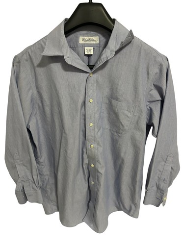 Brooks Brothers Mannen Non-Iron Stretch Oxford Sport Shirt Lange Mouw Solid Non-Iron Stretch Oxford Sport Shirt Lange Mouw Effen, Wit, L