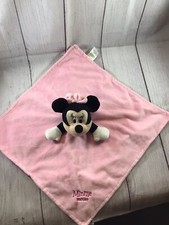 Disney Baby Security Blanket 2016 Lovey Plush Toy Pink Satin Back