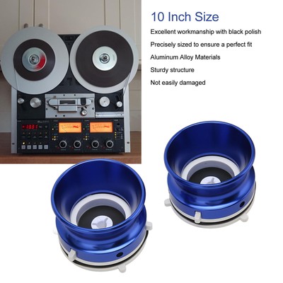 2Pcs NAB Hub Adapters for Studer ReVox Polished Aluminium 10inch Opener