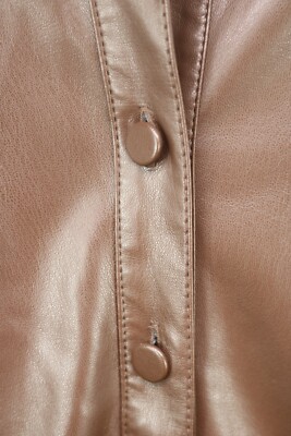 slim fit dress slacks Zara Brown Faux Leather Midi Secretary Dress Large Sheath Dress – Cougar  Vintage Shop main image 1