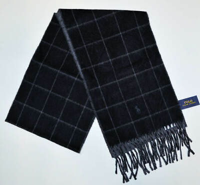 Details about   Polo Raplh Lauren PRL men's wool scarves made in Italy perfect condition 