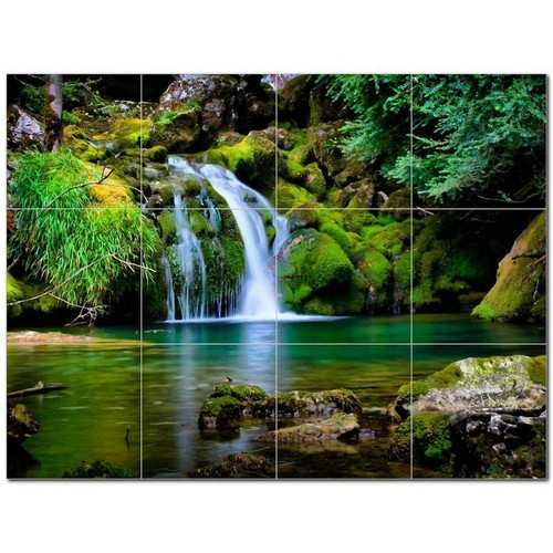 Las 10 mejores cascadas de cerámica azulejos mural fotos salpicadero ducha V5 - Imagen 9 de 20