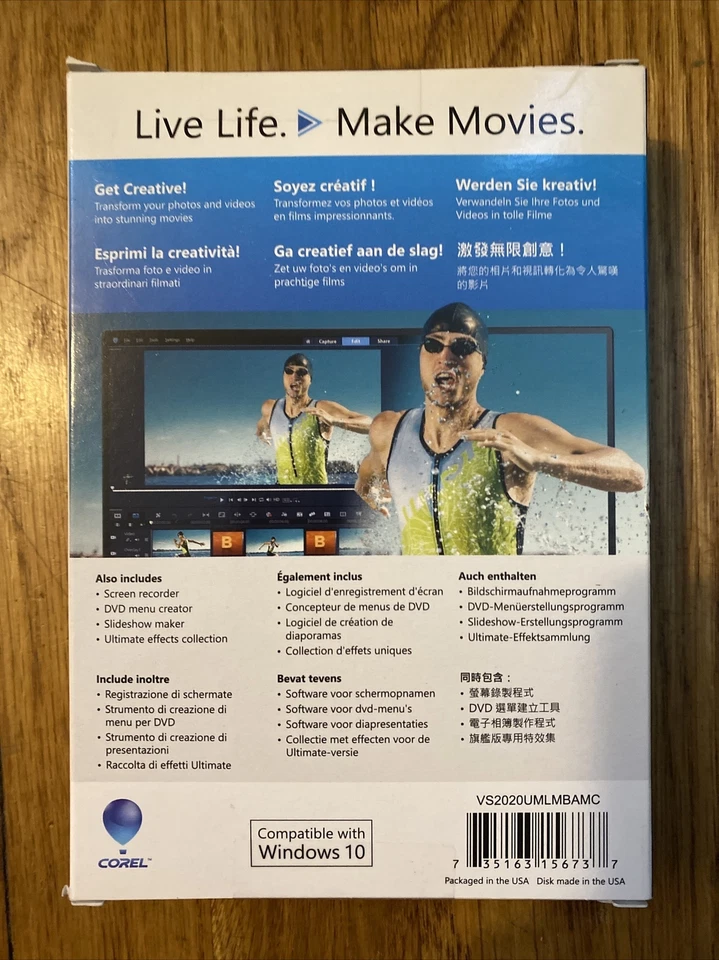 Corel VideoStudio Ultimate 2020 Sealed /New Make Movies - Image 3 of 4