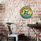 Vintage Land Shark Beer Tin Metal Signs 8x8" Retro Metal Wall Decor for Man Cave