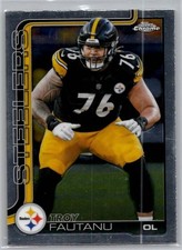 2025 Topps Chrome Football - Troy Fautanu - #256 - Pittsburgh Steelers