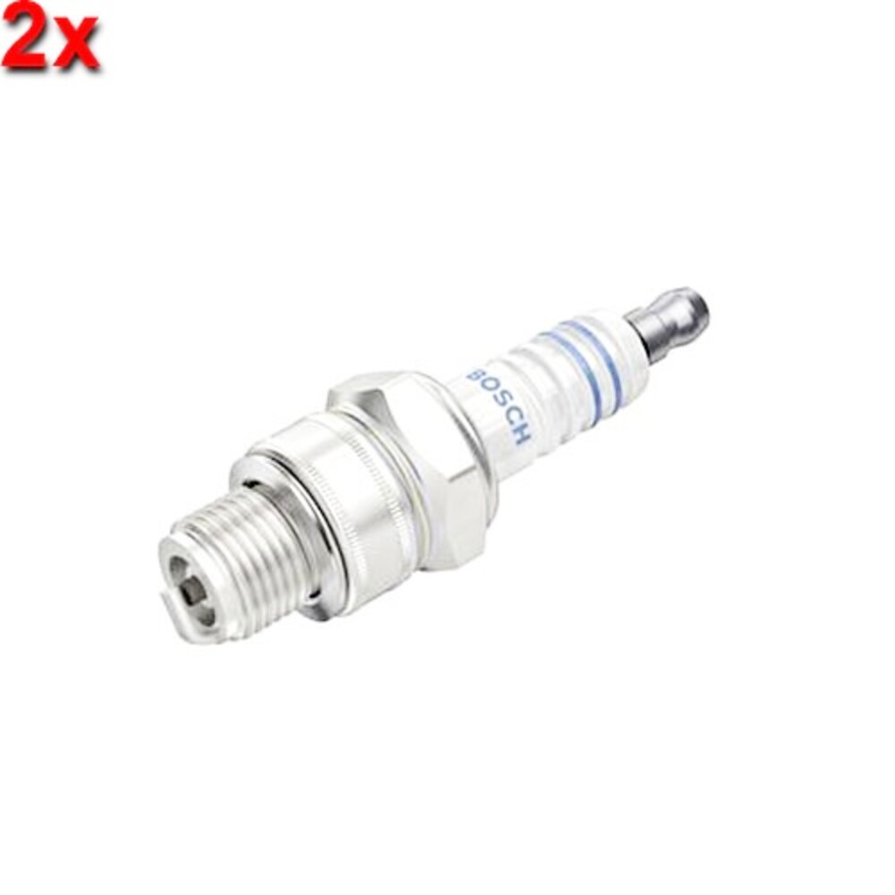 BOSCH 2x Spark Plug For DUCATI GILERA Ec HERCULES PIAGGIO VESPA 68-99 0241229604