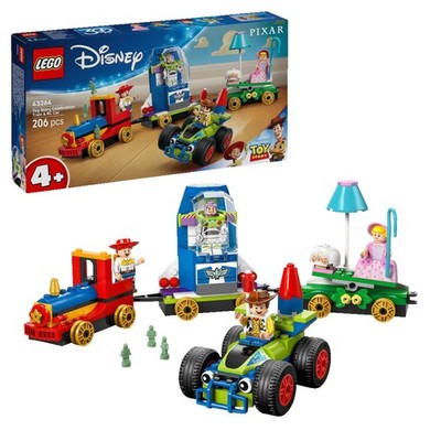 LEGO Disney Pixar 43264 Partyzug und das Auto RC aus Toy Story Bausatz, Mehrfarb