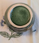 Rare Camark Pottery Flower Frog Rich Green Glaze, Impressed Mark USA Camark 095 — photo 4