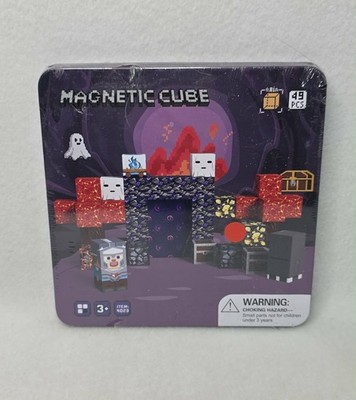 Magnetic Cube 49 PCS Set Magnetic Building Blocks for Kids 3D Magnetic Blocks