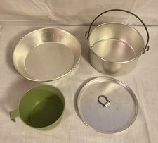 1950's BOY SCOUTS OF AMERICA NATIONAL COUNCIL OFFICIAL 5 PC. MESS KIT