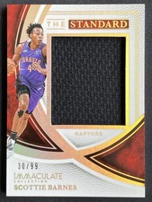 Scottie Barnes 2024-25 Immaculate Collection The Standard Jersey /99 #TST-SBR
