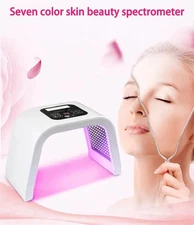 1Pc Beauty Machine Spa Photon Device 7 Color LED Facial Mask for Anti Aging Skin