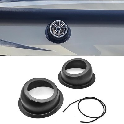 6.5'' Overhead Roof Mount Speaker Pods Audio Kit Enclosure For RV Atv Cart Boat