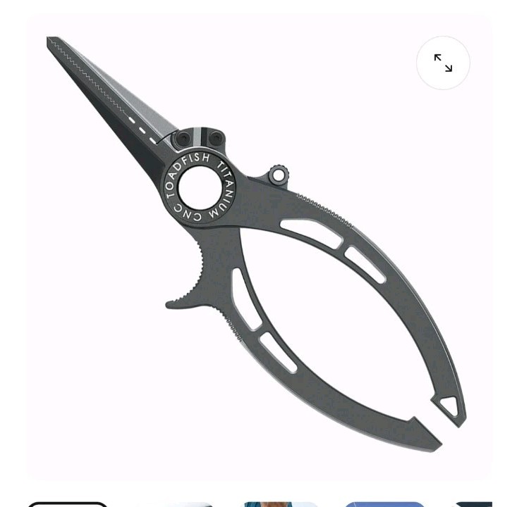 Toadfish Titanium Pliers 7.5 In. NEW