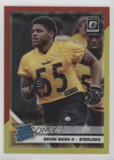 2019 Panini Donruss Optic Rated Rookie Red & Yellow Prizm Devin Bush II #194 1q9