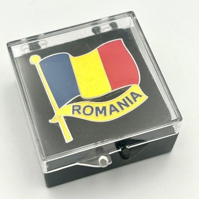 Kansai Expo Romania Pavilion Pin Badge Staff Limited National Flag