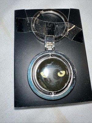 Vintage CATS Double Sided Rotating Keyring Keychain 1981  NIB
