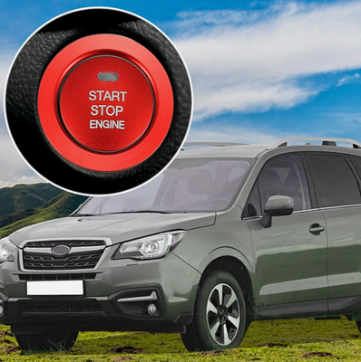 #ad Subaru Start Stop Ignition Button Ring Cover Trim – Car Interior Accessory $15.75