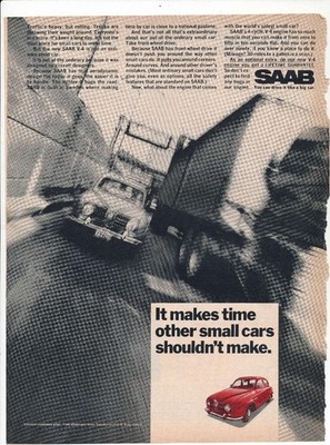 Magazine Ad - 1968 - SAAB