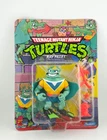 TMNT Ninja Turtles RAY FILLET Yellow Blue Chest 1990 Vintage MOC Unpunched