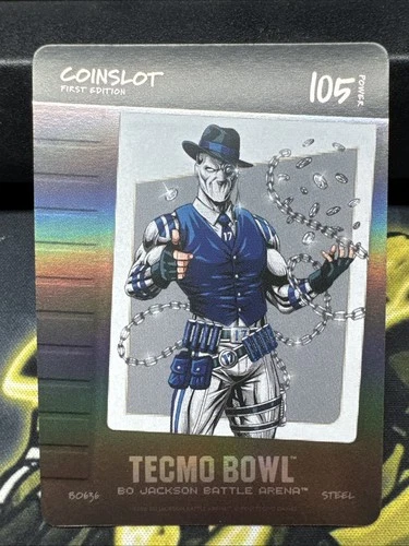 2026 Bo Jackson Battle Arena Tecmo Bowl Coinslot Blow On It Steel BO636