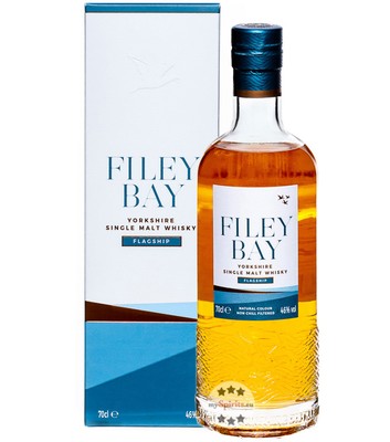 Filey Bay Flagship Yorkshire Single Malt Whisky / 46 % Vol. / 0,7 Liter-Flasche