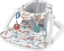 Fisher-Price Portable Baby Chair Sit-Me-Up Floor Seat, Rainbow Showers
