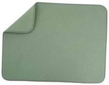 Dish Drying Mat XL, 18&rdquo; x 24&rdquo;, Absorbent Microfiber Kitchen 18" x 24" Green