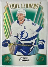 2021-22 SP Authentic #TL-17 Steven Stamkos True Leaders Green Lightning