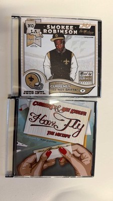 CURRENSY SMOKEE ROBINSON & WIZ KHALIFA HOW FLY 2X MIXTAPE MIX CD LOT