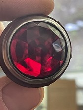 Vintage Red Faceted Glass Dash Gauge Panel Light Hot Rod 1 Johnson Vintage Red Faceted Glass Dash Gauge Panel Light Hot Rod 1 Johnson