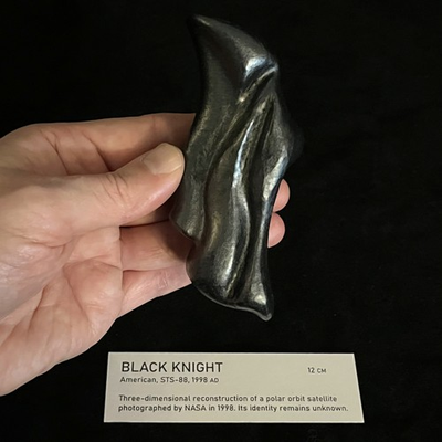 #ad #ad Black Knight satellite metal core with stand amp; museum tag $240.00