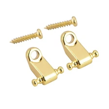 2PCS Roller String Tree Retainer with Screw Accessory for Electric Guitar Bass