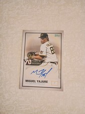 2021 Topps Series 2 Miguel Yajure  70 Years Of Baseball Auto #70YA-MYA RC