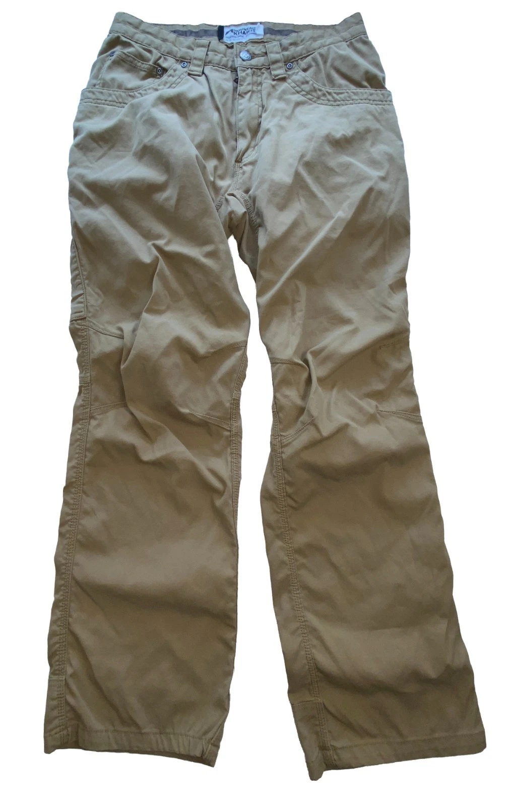 Mountain Khakis Pants Men's 32x32 (30x32) Brown Classic Fit Camber 104 Hybrid