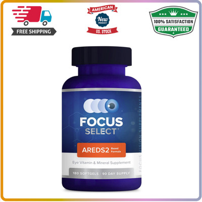 Focus Select AREDS2 Based Eye Vitamin-Mineral Supplement (180 ct. 90 Day Supply)