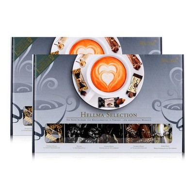 Hellma Selection Schokolade 200 Portionen - Für die Gastronomie (2er Pack)