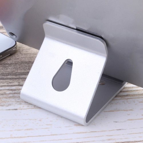Srebrny wielofunkcyjny stojak na telefon stacjonarny ze stopu aluminium przenośny tablet - Zdjęcie 5 z 11