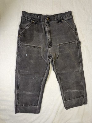 Vintage Carhartt Gray Original Dungaree Fit Double Knee Carpenter