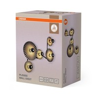 Wandlampe Stahl Osram E27 Flexibel Wohnzimmer Flur L:112 Cm Wandleuchte BüRo
