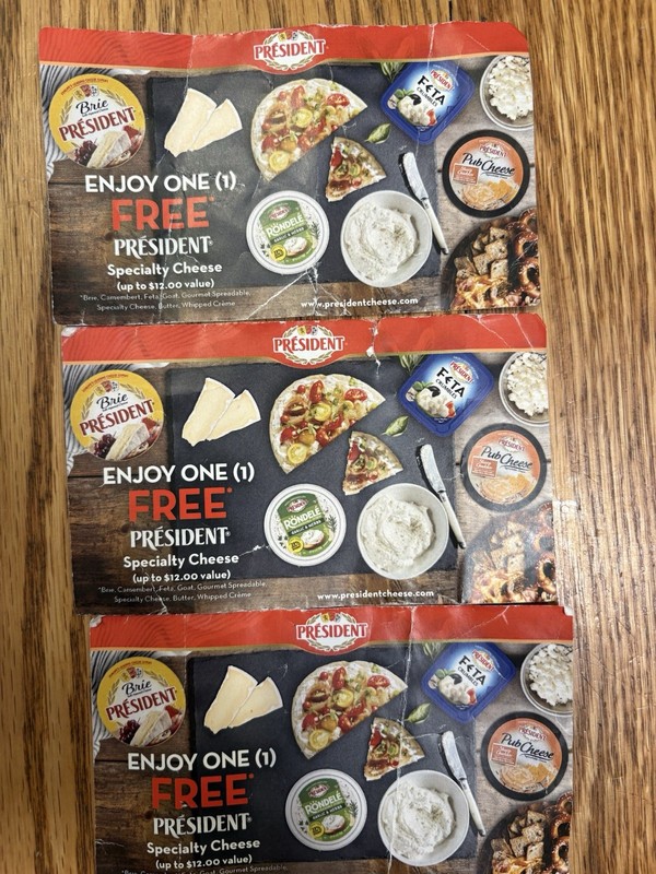 President Cheese Or Whip Cream Coupon 3