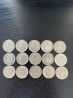 Lot Of (15) Roosevelt Silver Dimes. Random Dates