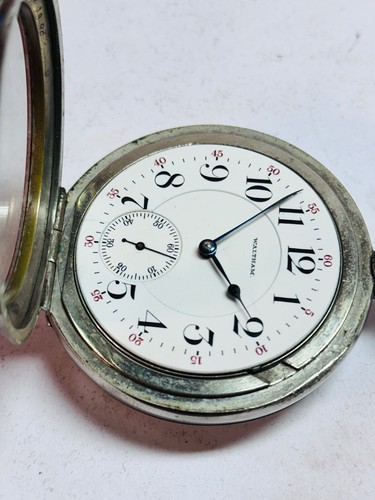 1907 WALTHAM VANGUARD - 18 SIZE, 23 JEWEL - RAILROAD GRADE POCKET WATCH RUNNING - Picture 21 of 21